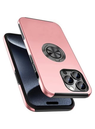 iPhone 15 Pro Case Cover With Finger Ring Military Grade Metal Stand Kickstand [Support Magnetic Car Holder] Phone Comfortable Hold Feeling Anti-scratch Shockproof Back Cover For iPhone 15 Pro - pzsku/Z7794025E076F7D3F3423Z/45/_/1703917928/cd585e5f-22ed-4d55-96e1-38b614f66f46