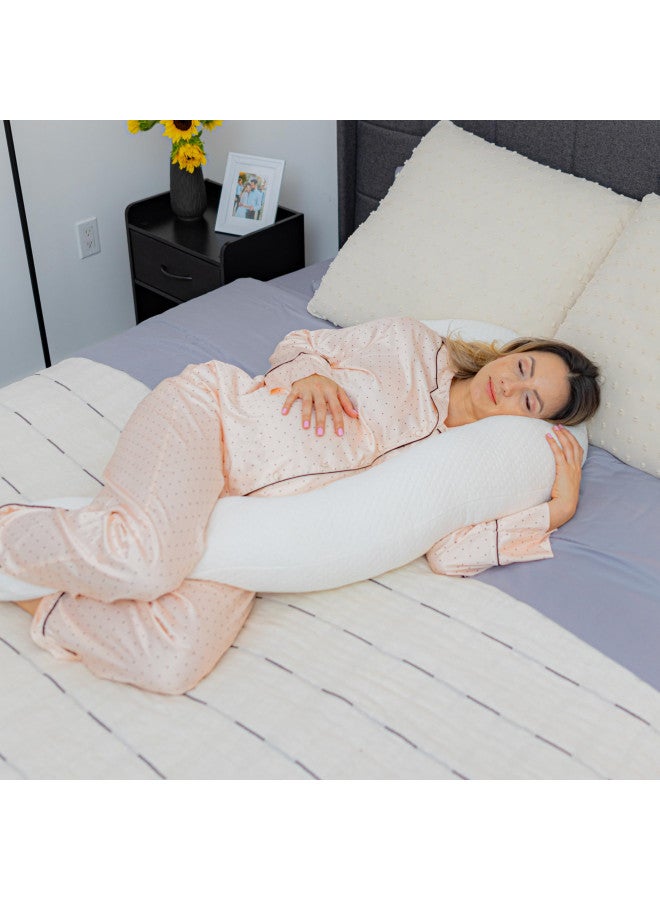Contour Swan Original Body Pillow | Cozy, Huggable Pillow for Back, Hip, Knee, and Leg Relief | Total Comfort and Support for Side Sleepers | As Seen on TV - Image 2