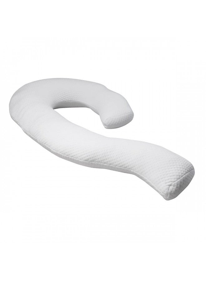 Contour Swan Original Body Pillow | Cozy, Huggable Pillow for Back, Hip, Knee, and Leg Relief | Total Comfort and Support for Side Sleepers | As Seen on TV - Image 1