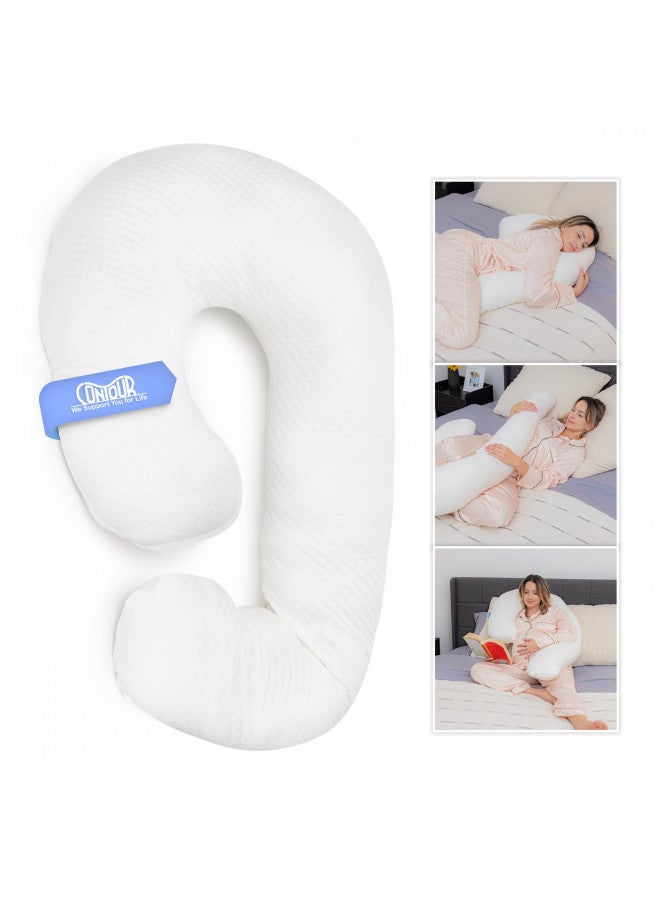 Contour Swan Original Body Pillow | Cozy, Huggable Pillow for Back, Hip, Knee, and Leg Relief | Total Comfort and Support for Side Sleepers | As Seen on TV - Image 3