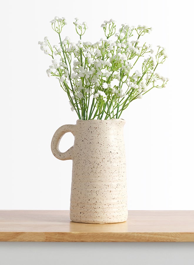 Baby Breath 6pc Flower Stick with 18 branches – White | 57cm Artificial Flower Stick | Great as Fillers for Vases or as Fillers for Floral Arrangements | Ideal for Wedding, Living Room Decor, Hotel, Party Decoration, and DIY Décor