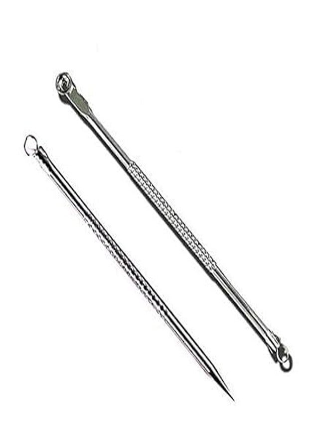 BANIRA Stainless Steel Blackhead Remover Needle Round & Pointed Tip -PACK OF 2 - Image 1