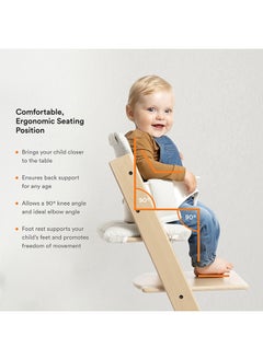 STOKKE Tripp Trapp High Chair With Baby Set Adjustable, Convertible Chair For Children And Adultsergonomic And Classic Design - Black  - Image 5