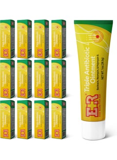 Ever Ready First Aid Ever Ready First Aid Triple Antibiotic Ointment 1.0 oz, First Aid Ointment for Minor Scratches, Cuts, Burns, Wounds and Prevents Infection - 12 Pack 