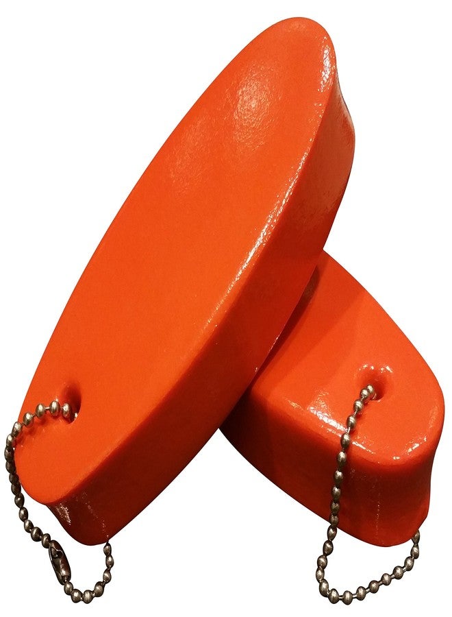 JQuad Outdoor Jumbo Vinyl Coated Floating Keychain Key floatsMade in The USA Orange jumbo-orange - Image 2