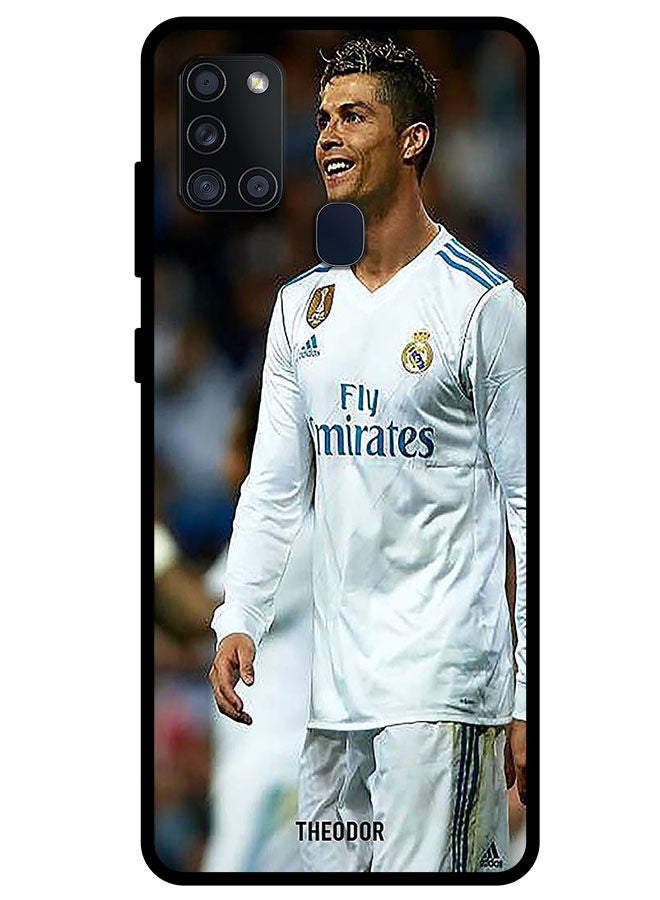 Theodor Protective Case Cover For Samsung Galaxy A21s Ronaldo Smiling - Image 1