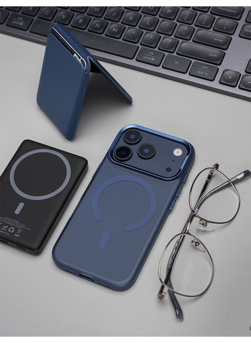 iPhone 17 Pro Max Case with MagSafe,Ultra Thin Slim Fit Matte Finish Skin-Friendly Feel Hard Shell Protective Cover - Designed for iPhone 17 Pro Max(blue) - Image 4