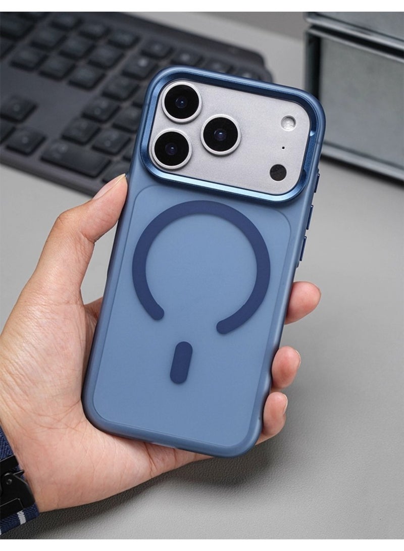 iPhone 17 Pro Max Case with MagSafe,Ultra Thin Slim Fit Matte Finish Skin-Friendly Feel Hard Shell Protective Cover - Designed for iPhone 17 Pro Max(blue) - Image 5