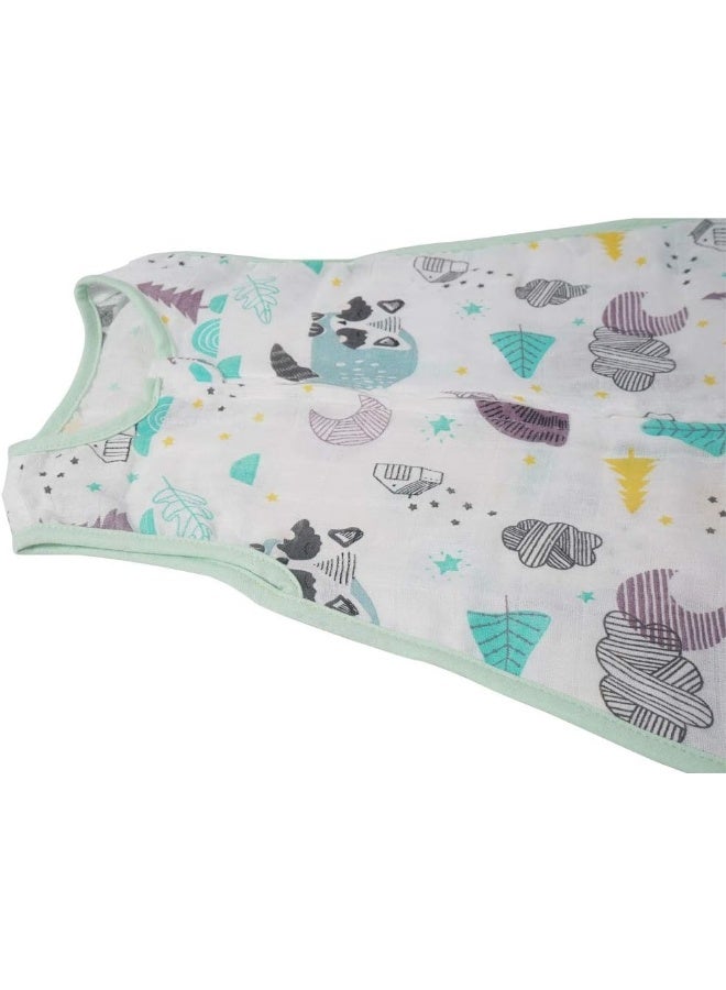 BLOOMSTAR Baby Sleeping Sack Muslin Lightweight Cotton Toddler Wearable Blanket Swaddle Sleep Sack Soft Summer 0.5 Tog - Image 4