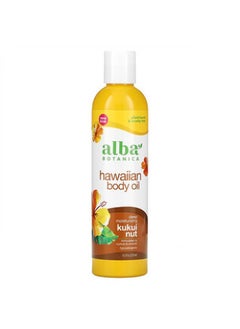 Alba Botanica زيت الجسم هاواي من ألبا بوتانيكا بخلاصة جوز كوكوي، 8.5 أونصة سائلة، 251 مل 