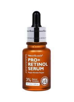 Rapid Wrinkle Repair PRO+ Retinol Serum Wrinkles Anti-Aging Fine Lines Brighten & Whiten Delicate and Smooth Dull and Yellow Skin for Women 30ml