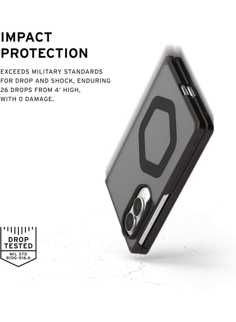 UAG Urban Armor Gear Mouve Case for Samsung Galaxy Z Fold 8, MagSafe Compatible, Qi Wireless Charging Support, Military-Grade Drop Protection, Open Hinge Design Cover - Ash - Image 4
