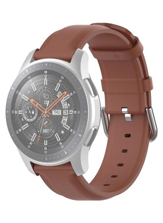 BGM Replacement Strap for Samsung Galaxy Watch 3 45mm 22mm Brown - Image 1