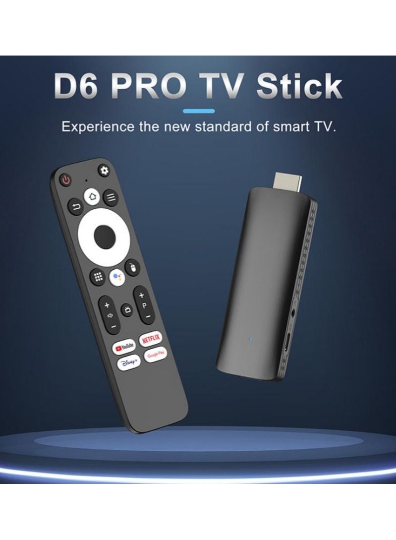TV Stick with Android12 Operating System 4K Resolution 2GB RAM 16GB ROM Google Voice Service - Image 3