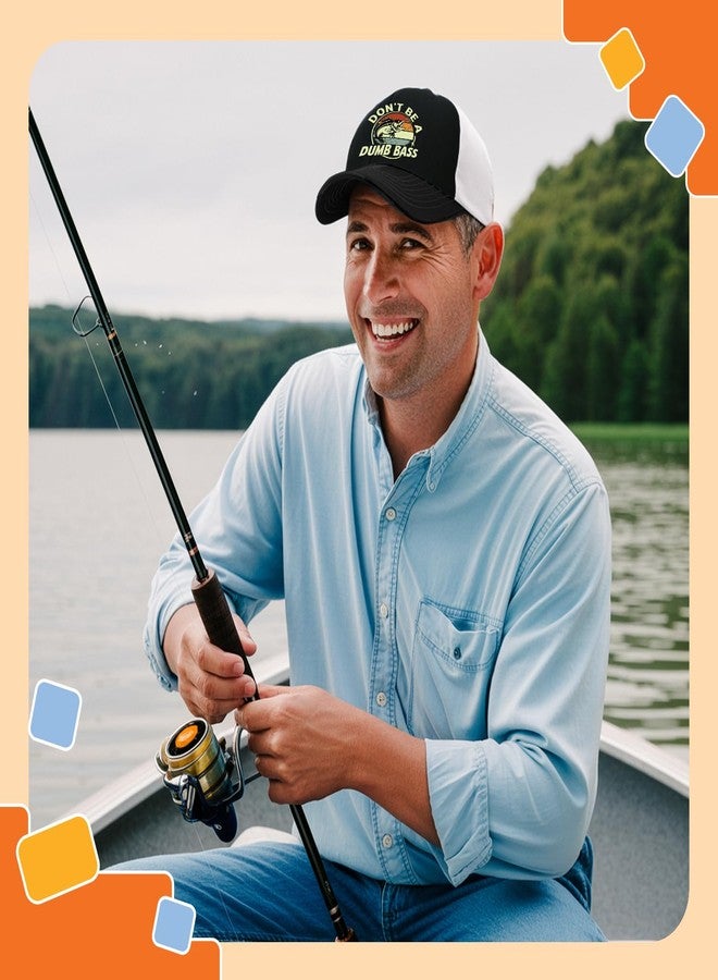 NewEleven Trucker Cap Gift for Men, Dad, Husband, Fisherman – Funny Fishing Hat, Trucker Hat Boyfriend Valentines Day Gift for Him, Father, Guys Who Love Fishing - Image 5