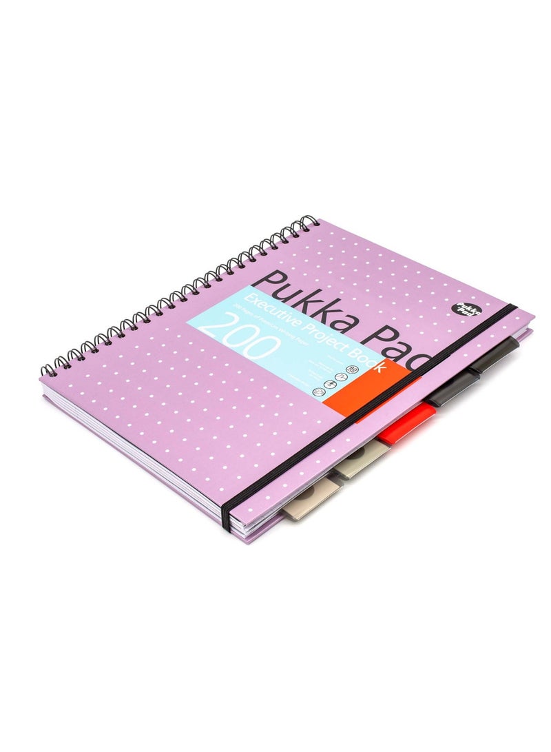 Pukka Pad A4 Size Metallic Executive Project Notebook With Five Divisions - Image 1
