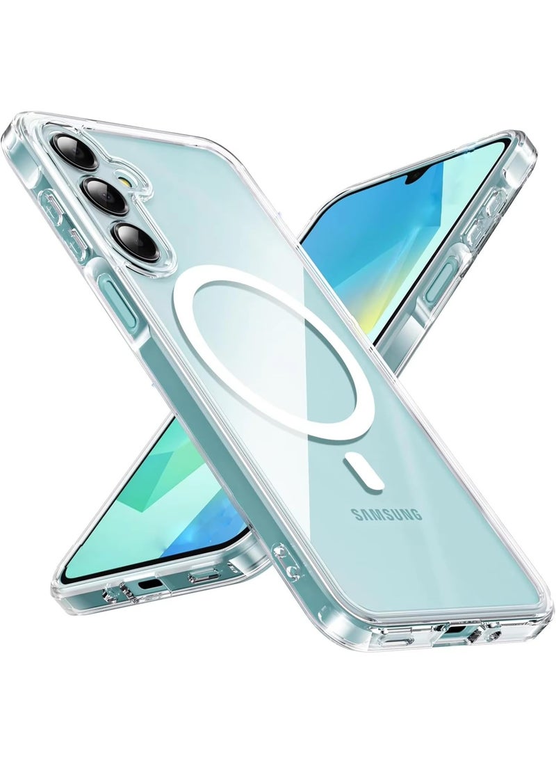 MagSafe Clear Case Compatible with Samsung Galaxy A16 with Fast Charging - Image 1