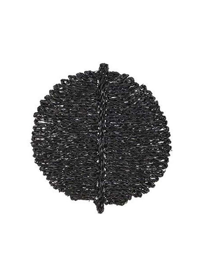 Suncoast Suncoast Outdoor Placemat Round-Black 