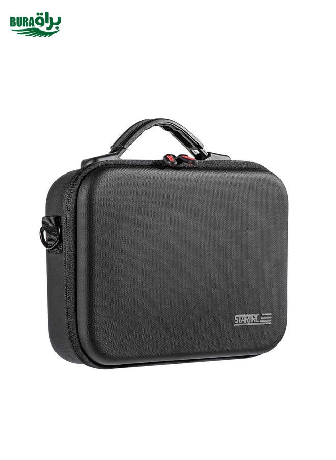 BURAQ For Insta360 Ace / Ace Pro STARTRC Portable PU Storage Box Case (Black)  - Image 2