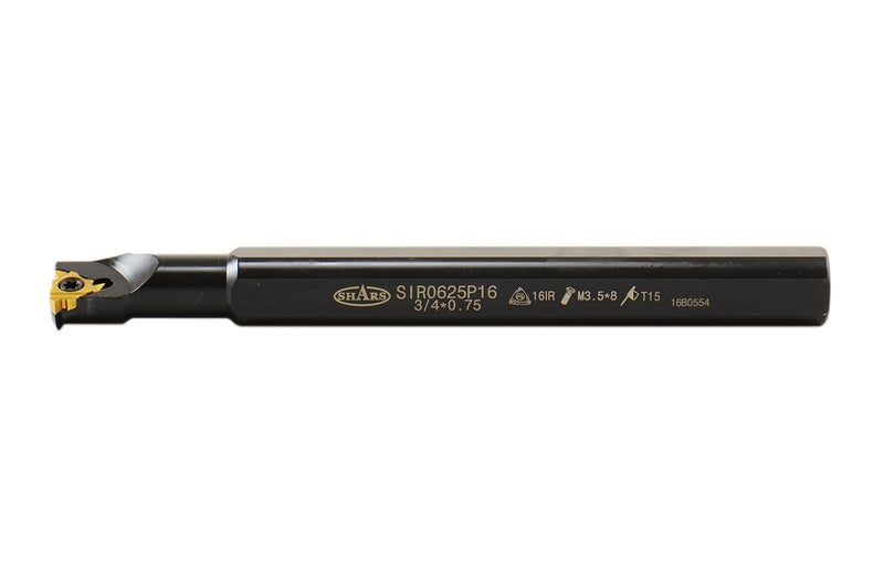 Shars 3/8" x 4" Left Hand Internal Indexable Threading Boring Bar with 11ER Carbide Insert 404-2715 P] - Image 1