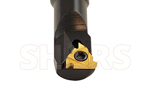 Shars 3/8" x 4" Left Hand Internal Indexable Threading Boring Bar with 11ER Carbide Insert 404-2715 P] - Image 3