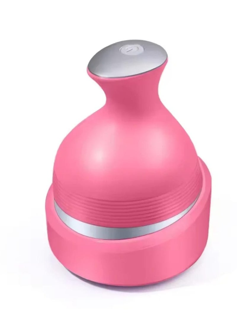 A Sclap Massager Deep Scalp Massage Rechargeable for Relaxation Fuchsia - Image 1