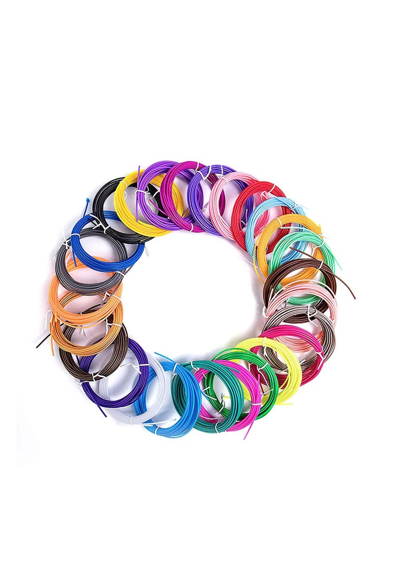 SYOSI 3D Pen Filament, High-Precision Diameter Pen Filament, Smooth Printing Refills, Pen Filament Kit Refills, Art with 3D Pen Refills,  - Image 2