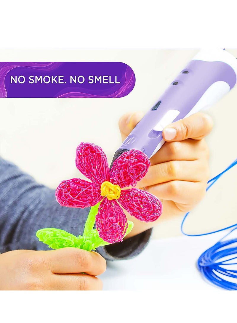 SYOSI 3D Pen Filament, High-Precision Diameter Pen Filament, Smooth Printing Refills, Pen Filament Kit Refills, Art with 3D Pen Refills,  - Image 3