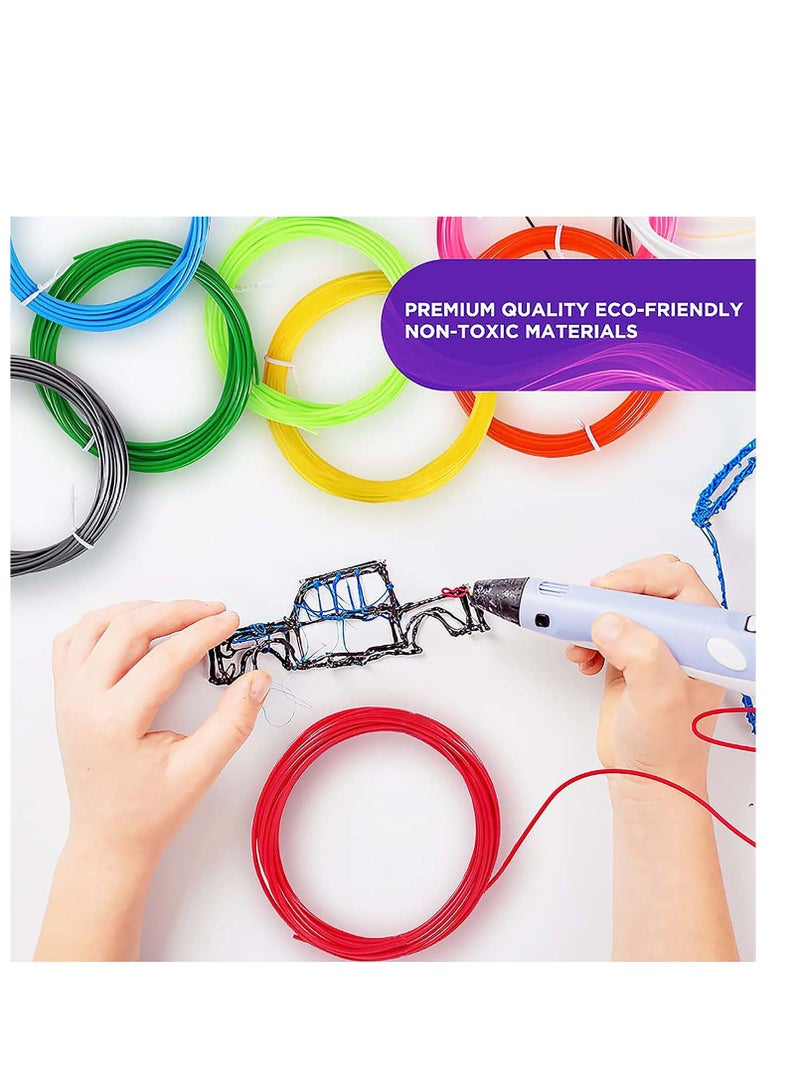 SYOSI 3D Pen Filament, High-Precision Diameter Pen Filament, Smooth Printing Refills, Pen Filament Kit Refills, Art with 3D Pen Refills,  - Image 5