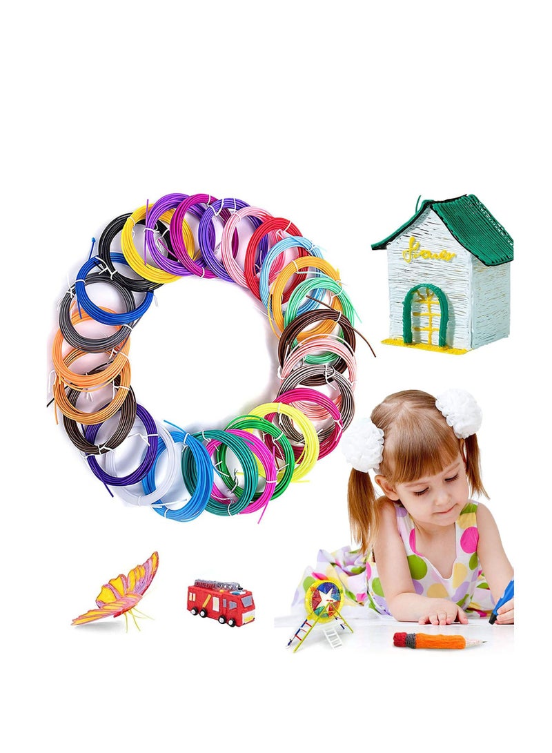 SYOSI 3D Pen Filament, High-Precision Diameter Pen Filament, Smooth Printing Refills, Pen Filament Kit Refills, Art with 3D Pen Refills,  - Image 1