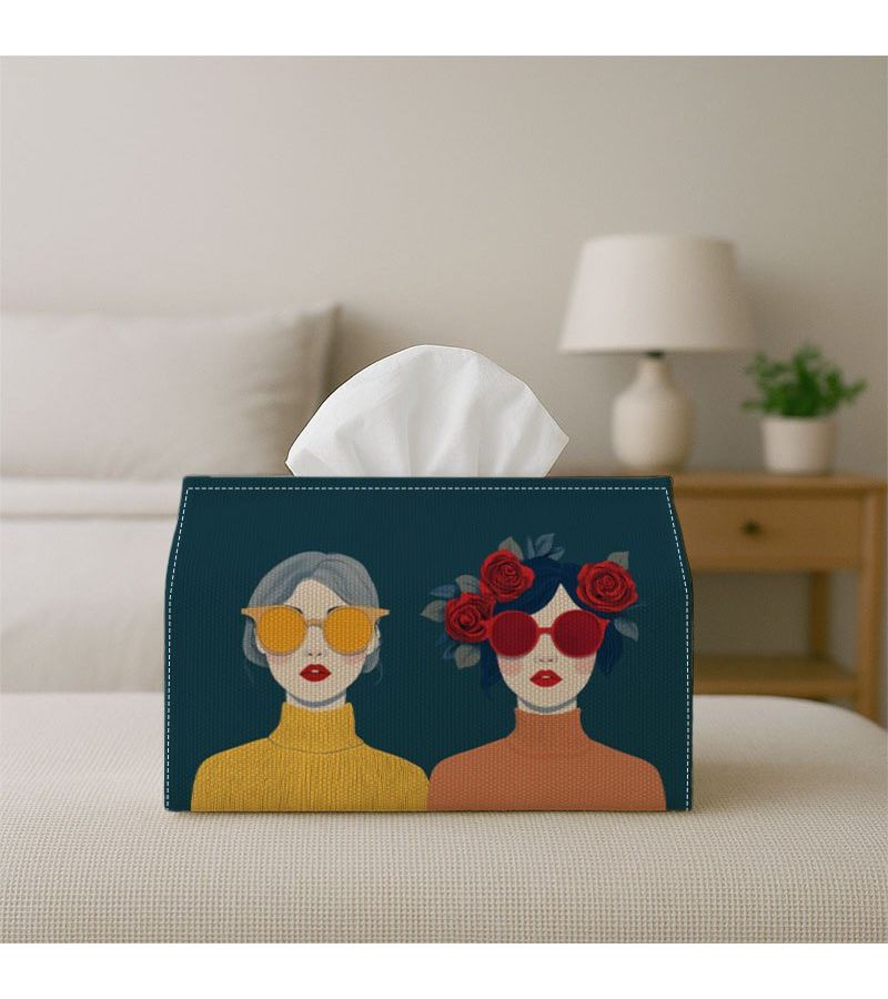 صندوق مناديل زخرفي حديث للأزياء 18x11x13 سم للمنزل والمطبخ والسيارة - Image 5