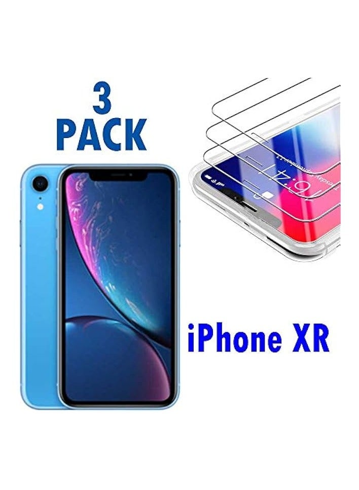 PROMASS [3-Pack] iPhone XR Screen Protector Glass, Tempered Screen Glass Protector for Apple iPhone XR, [6.1 inch] (3-Pack) - Image 1