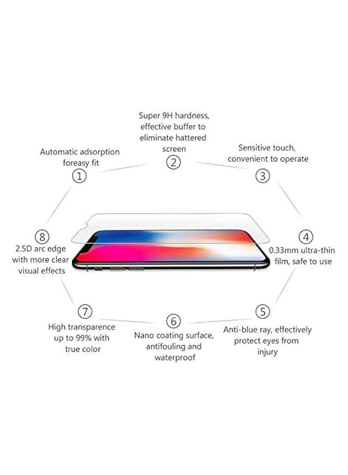 PROMASS [3-Pack] iPhone XR Screen Protector Glass, Tempered Screen Glass Protector for Apple iPhone XR, [6.1 inch] (3-Pack) - Image 4