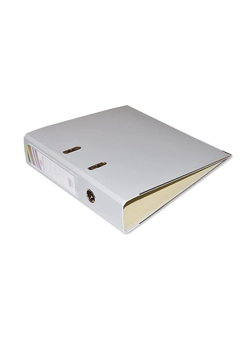 FIS مجموعة FIS من 24 قطعة صندوق ملف بغطاء متحرك رمادي - Image 2