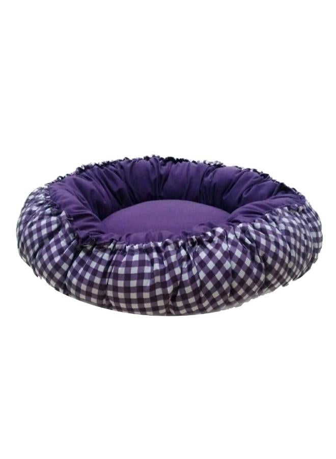 مورو مورو عش كلب مدور قطن – سرير مريح قابل للعكس للقطط والكلاب الصغيرة - Image 1