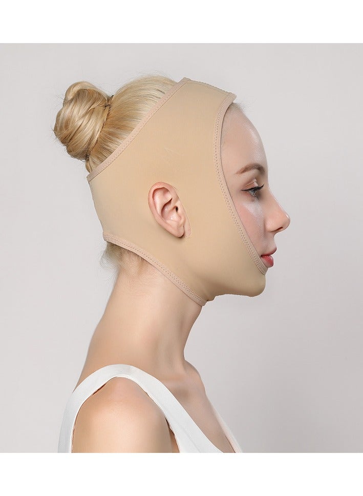 Women's Post-Operative Chin Bandage, Face Slimming Mask, V-Face Double Chin Sleeping Bandage, Neck And Chin Compression Bandage - Face Slimming, Jaw Tightening (M) - Image 2
