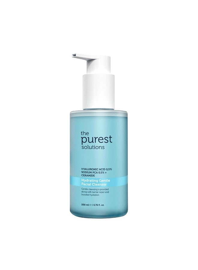 the purest solutions 0 5% Hyaluronic Acid + 0 5% Sodium Pca + Ceramide Hydrating Gentle Facial Cleanser (6.76 Fl. Oz) - Image 1