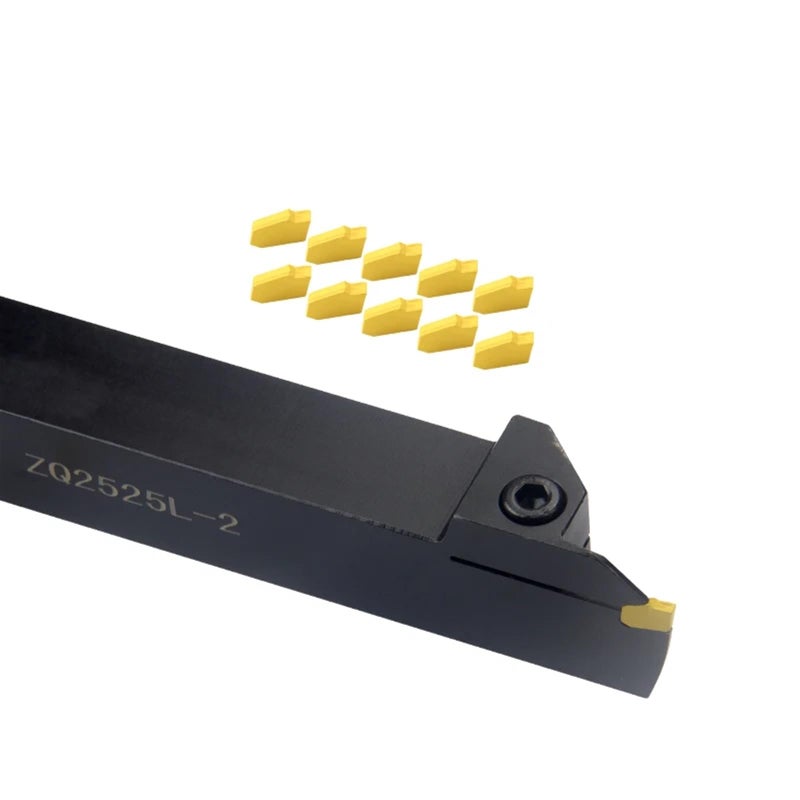 ZQ2020L 2 ZQ2525L 2 Width Grooving Lathe Tool Handle SP200 Metal Parting Tool No Insert - Image 2