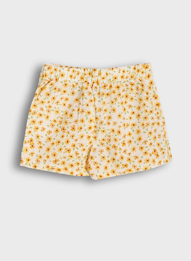 ال سي وايكيكي للفتيات' شورت زهري مع خصر مطاطي - Image 2