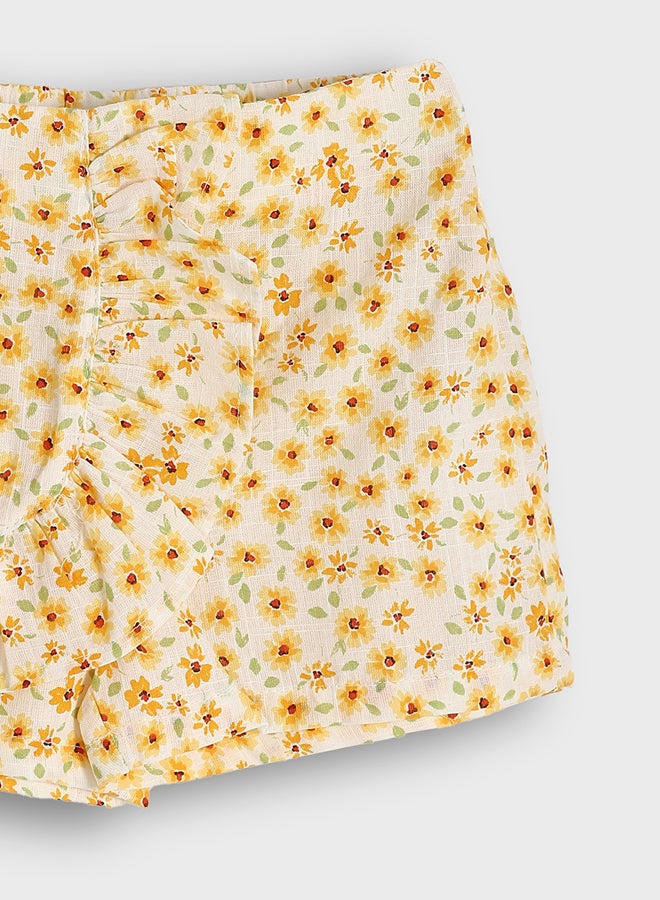 ال سي وايكيكي للفتيات' شورت زهري مع خصر مطاطي - Image 4