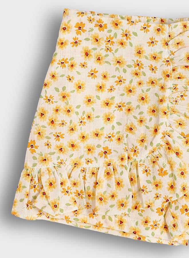 ال سي وايكيكي للفتيات' شورت زهري مع خصر مطاطي - Image 3