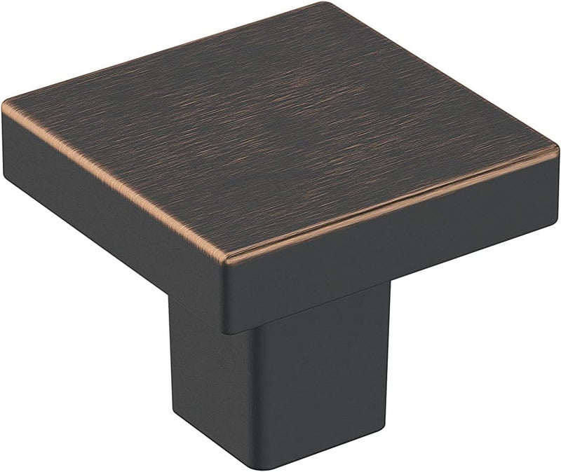 Amerock | Cabinet Knob | Oil Rubbed Bronze | 1-3/16 inch (30 mm) Length | Monument | 1 Pack | Drawer Knob | Cabinet Hardware - Image 1