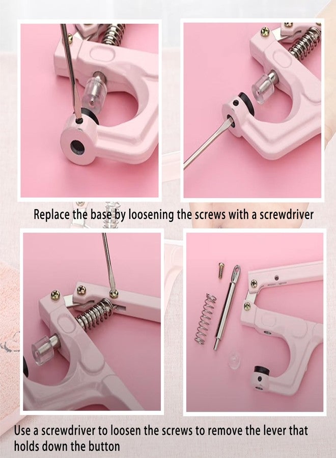 NXTOV Plastic Snap Pliersg, Hand-held Pliers Tool for T3 T5 T8 KAM Snaps, Button Fastener Press Attacher Punchfor Crafts Clothing - Image 3