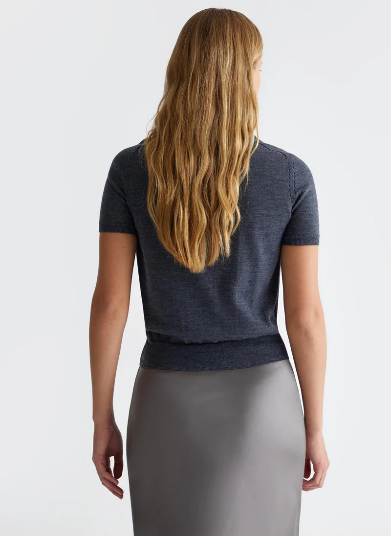 ليو جو تيشيرت صوف الميرينو