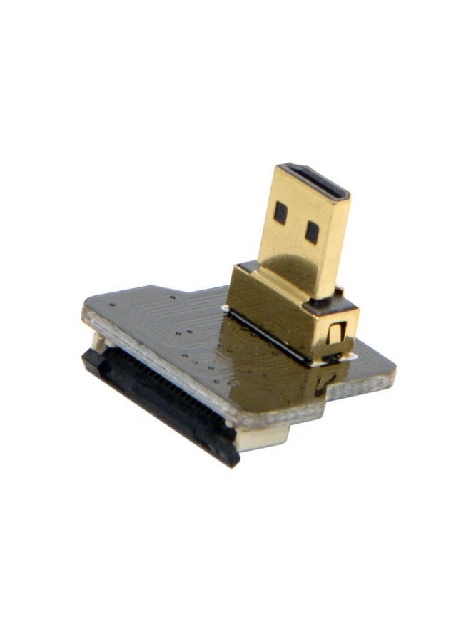 JSER موصل HDMI صغير من نوع D مائل بزاوية 90 درجة للكاميرات الطائرة FPV و HDTV والطائرات متعددة المراوح التصوير الجوي - Image 2