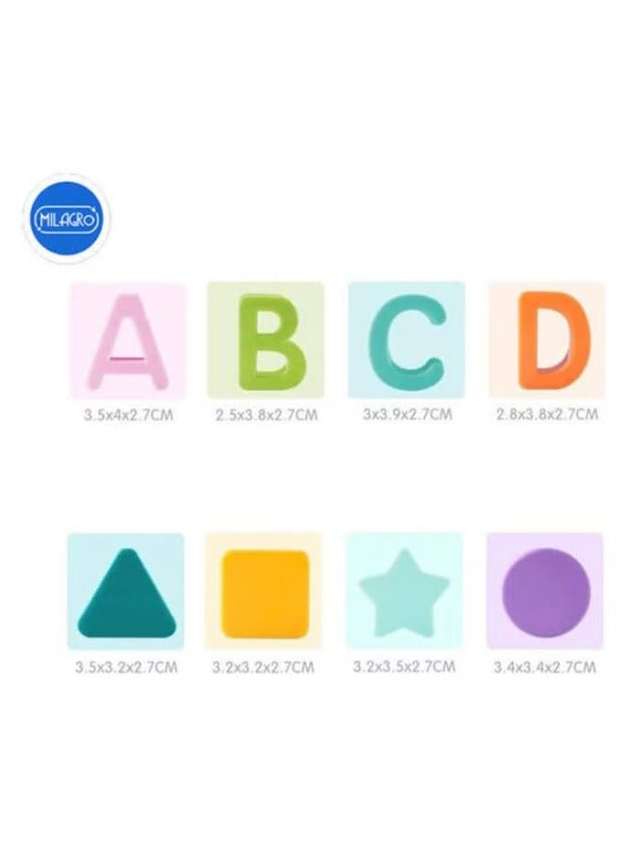 Educational building blocks toy for classifying shapes, consisting of 16 pieces, 20x11x18 cm - Image 4