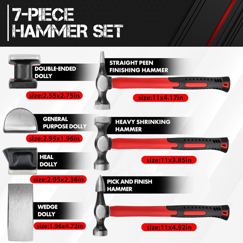 ct C&T 7 Piece Auto Body Repair Tool Kit - Image 2