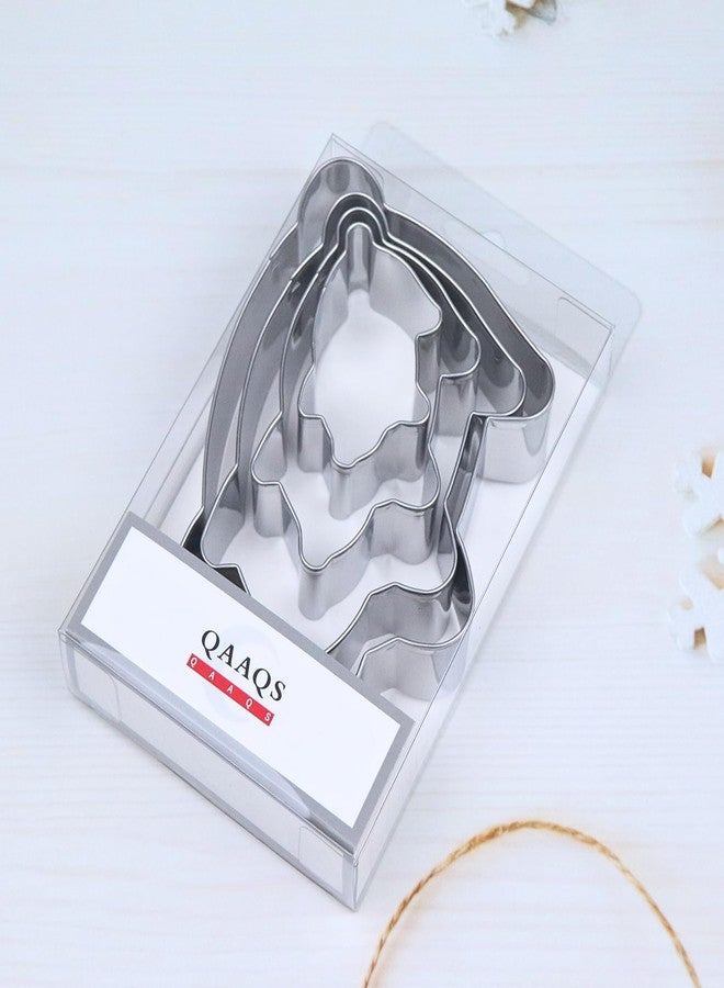 QAAQS Pig Cookie Cutter Set Large - 5 Inch, 4 Inch, 3 Inch, 2 Inch - Cute Piggy Farm Animal Cookie Cutters Shapes Molds for Kids - Stainless Steel - Image 5