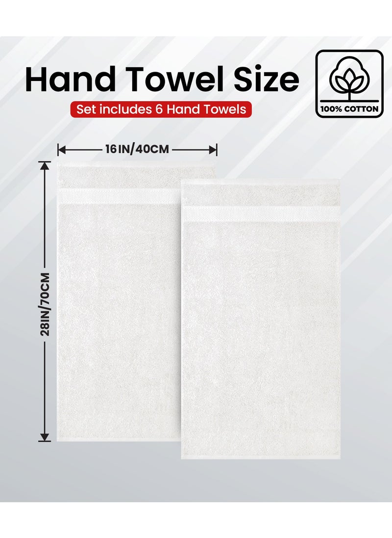 Infinitee Xclusives Premium Grey Hand Towels Pack of 6, 16 x 28 Inches 40cm x 70cm Bathroom Hand Towel Set, Hotel & Spa Quality Hand Towels for Bathroom, Highly Absorbent and Super Soft Bathroom Towels - pzsku/Z7796066D5FEF28D8DB92Z/45/_/1730966624/9cee8287-e66d-427d-a254-27e20ed02ec3