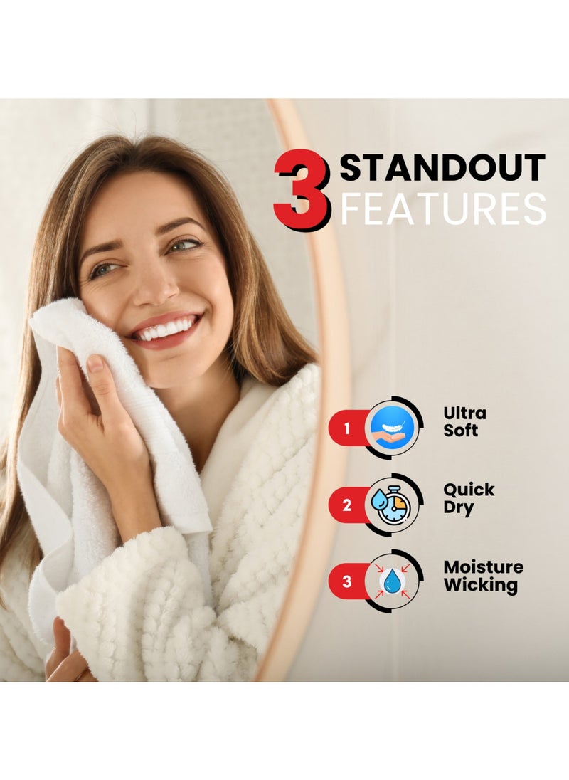 Infinitee Xclusives Premium Grey Hand Towels Pack of 6, 16 x 28 Inches 40cm x 70cm Bathroom Hand Towel Set, Hotel & Spa Quality Hand Towels for Bathroom, Highly Absorbent and Super Soft Bathroom Towels - pzsku/Z7796066D5FEF28D8DB92Z/45/_/1730966626/c26ea268-f91f-4a57-b7d2-5e61bfdbe245